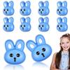 12 Pcs Colorful Buttons for Crafts Cartoon Resin Bunny Supply Fastener Accessory DIY Sewing Scrapbooking Accessories New