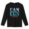 Womens Cancun Mexico Beach Summer Vacation Souvenir T Shirt vintage Washed Stretched graphic Soft Slightly Unisex Breathable