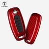 T-Carbon Carbon Fiber Car Key Case Cover Fit For New Nissan Tram Car Interior Accessories