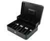 Black Banknote and Coin Box, Spring Latches Hdwr Hd-Cb30-9