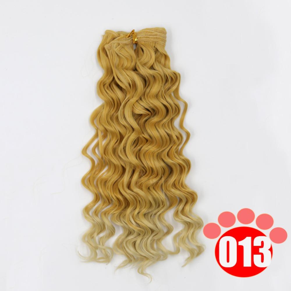 Gradient Color BJD SD Doll Hair Curly Hair Blyth Doll Wigs Accessories  Wig Making
