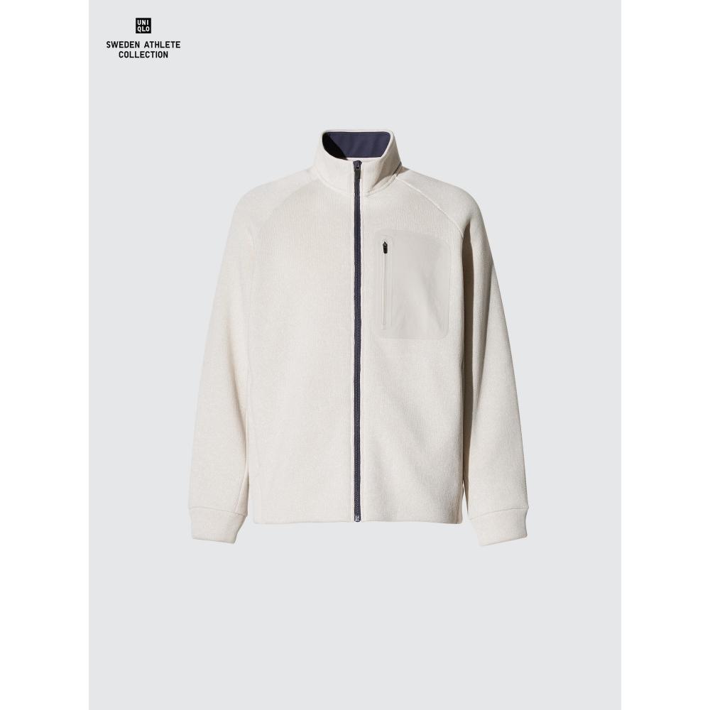 Uniqlo Knitted Fleece Full Zip Jacket
