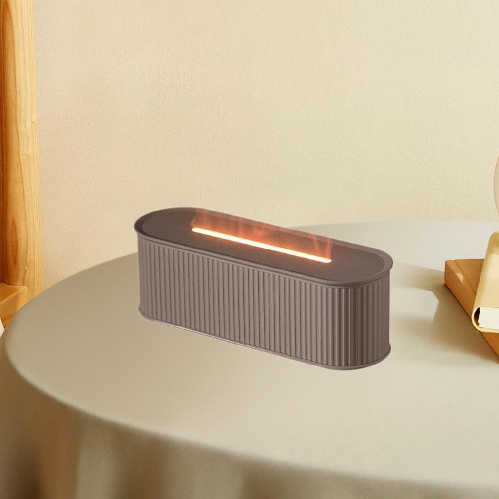 USB Bunter Flammen Ätherische Öle Diffusor für Zuhause Büro Timing-Funktion