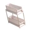 Storage Cart Space Saving Versatile Adjustable Stylish Look Rolling Storage Cart Organizer for Home