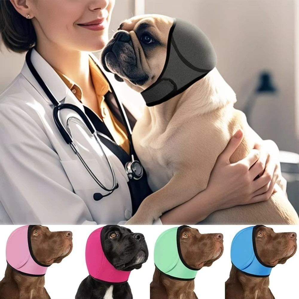 Noise Reduction Dog Ear Covers Hearing Protection Waterproof Pet Ear Muffs Adjustable Soft Warm Pet Headcover Pet Supplies