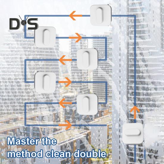 Magnetic Glass Wiper Ergonomic Design Magnetic Windshield Cleaner Tool Replacement Glass Wiping Accessories