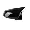 2PCS ABS Mirror Cover Rearview Side Mirror Cover for BMW 1234 Series F20 F21 F22 F23 F30 F31 F34 F32 F33 F36 X1 E84 M2 F87