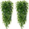 1/2pcs Artificial Plastic Plants 5 Heads 45 Mesh Fern Vine Cheap Wreaths Wedding Festival Home Courtyard Wall Hanging Decoration