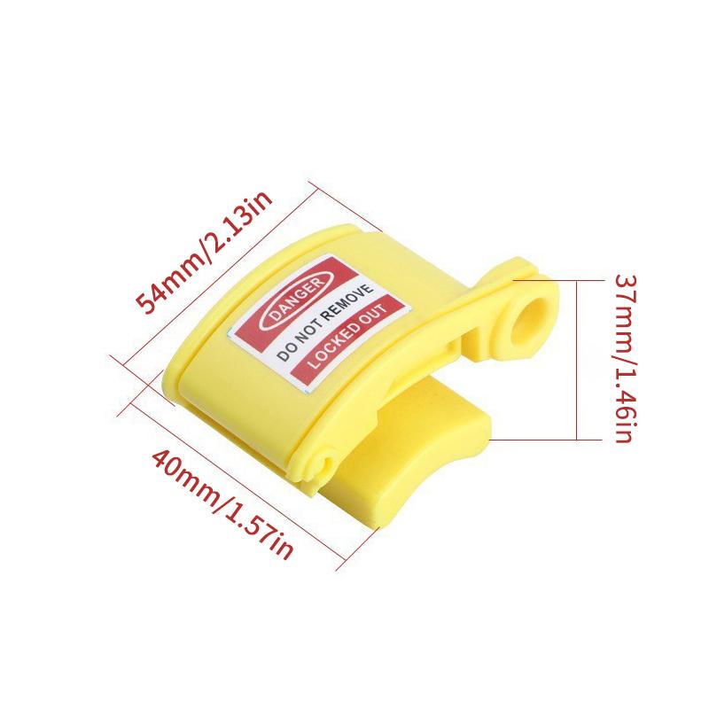 Industrial Plug Lockout with Padlock Waterproof Multipurpose Power Connector Device for Factory Machine Maintenance