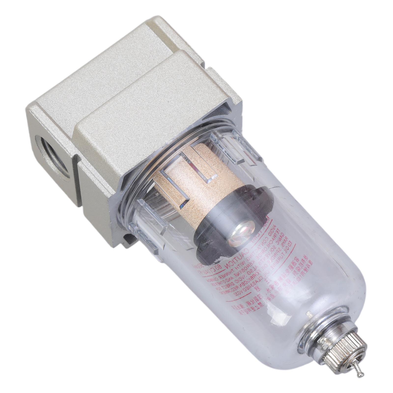 

Sturdy Brass Portable Air Line Moisture Trap Oil Water Separators Accessory for Industrial Equipment Easy Installion