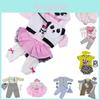 Roupas Elegantes Baby Doll Macacão Vestido Para Bonecas Reborn de 22-23 Polegadas Perfeito Para Bonecas Menina e Menino