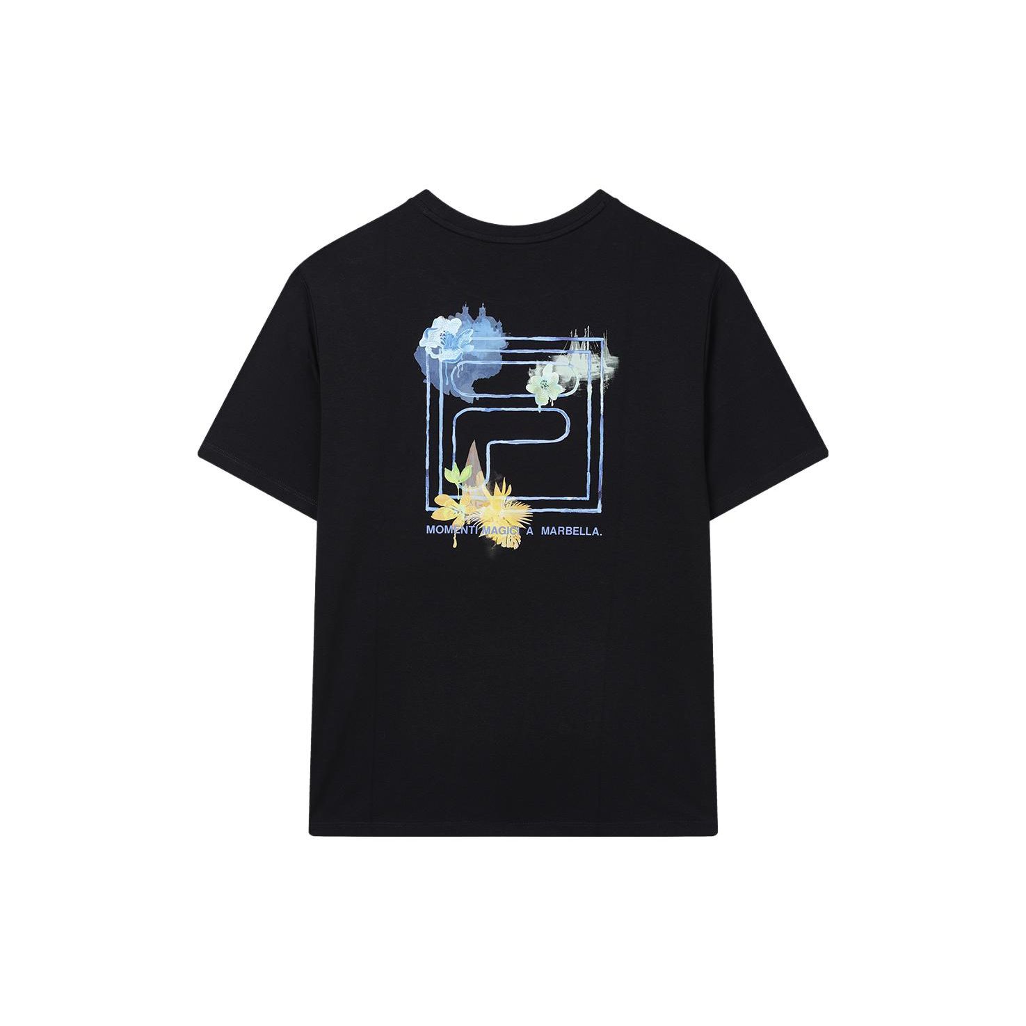 

FILA Casual Loose Logo Print Round Neck Short Sleeve Drop Shoulder T-Shirt Women T-Shirt Legendary-Blue F11W328113F-NV S