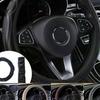 Universal Auto Car Steering Wheel Cover Leather Breathable Anti-slip 38cm