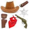 Medieval Western Cowboy Toy Gun Holster Belt with Hat