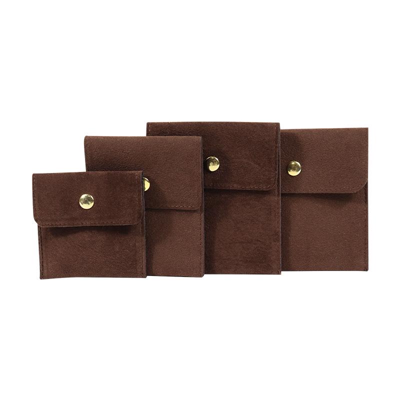 Metal Tokalı Çift Taraflı Boncuklu Kadife Takı Çantası