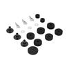 18PCS Cymbal Replacement with Base Wing Nut Washer for Drum Set Hardware Accessory