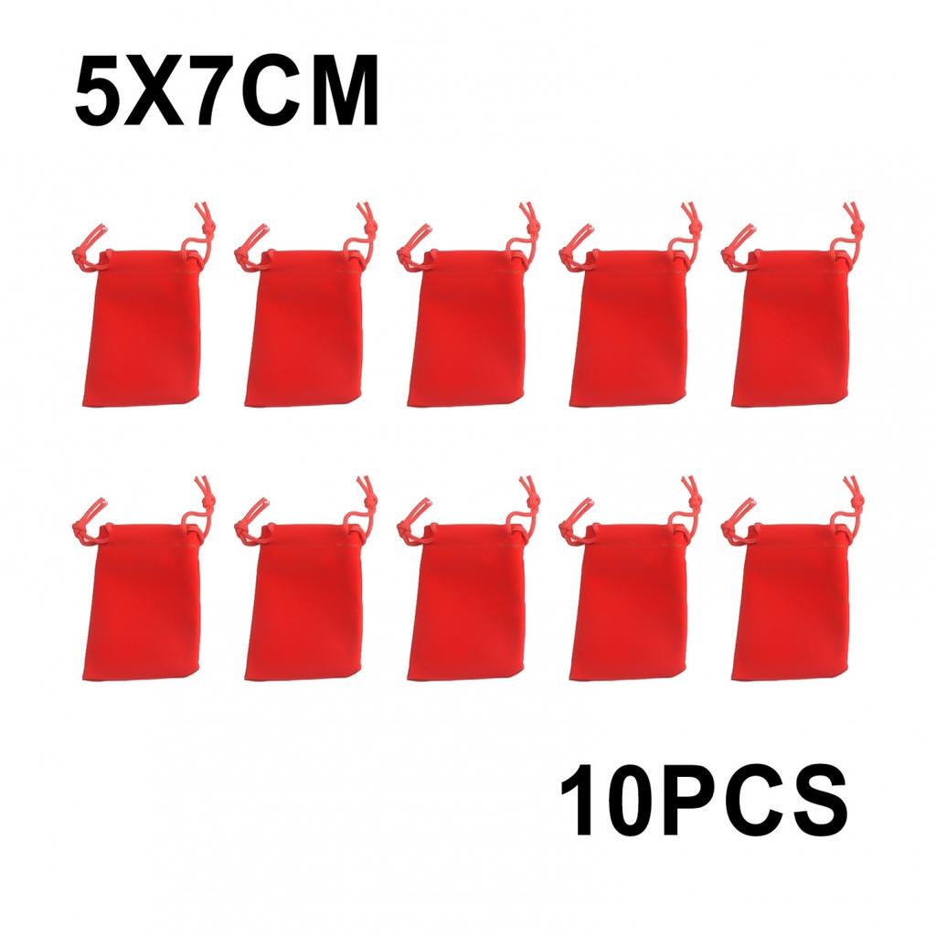 Wedding Velvet bag Party Favor Pouch Red Candy Holiday