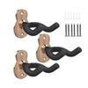 Guitar Wall Mount Hanger Hooks With Soft Protective Sponge Easy Install Hardware For Acoustic Electric Bass Ukulele Home Studio