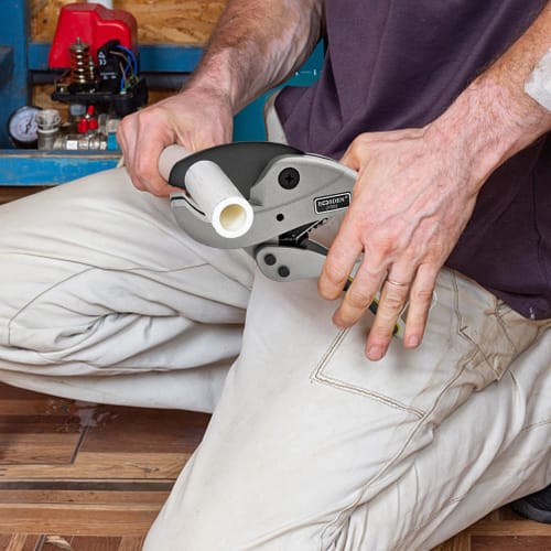 

BOOSDEN PVC Pipe Cutter, PVC Pipe Cutter for Cutting PEX, PPR, PE, Plastic Hoses, and Rubber Hoses, Single-Pipe Pipe Cutter for Cutting and Gardening