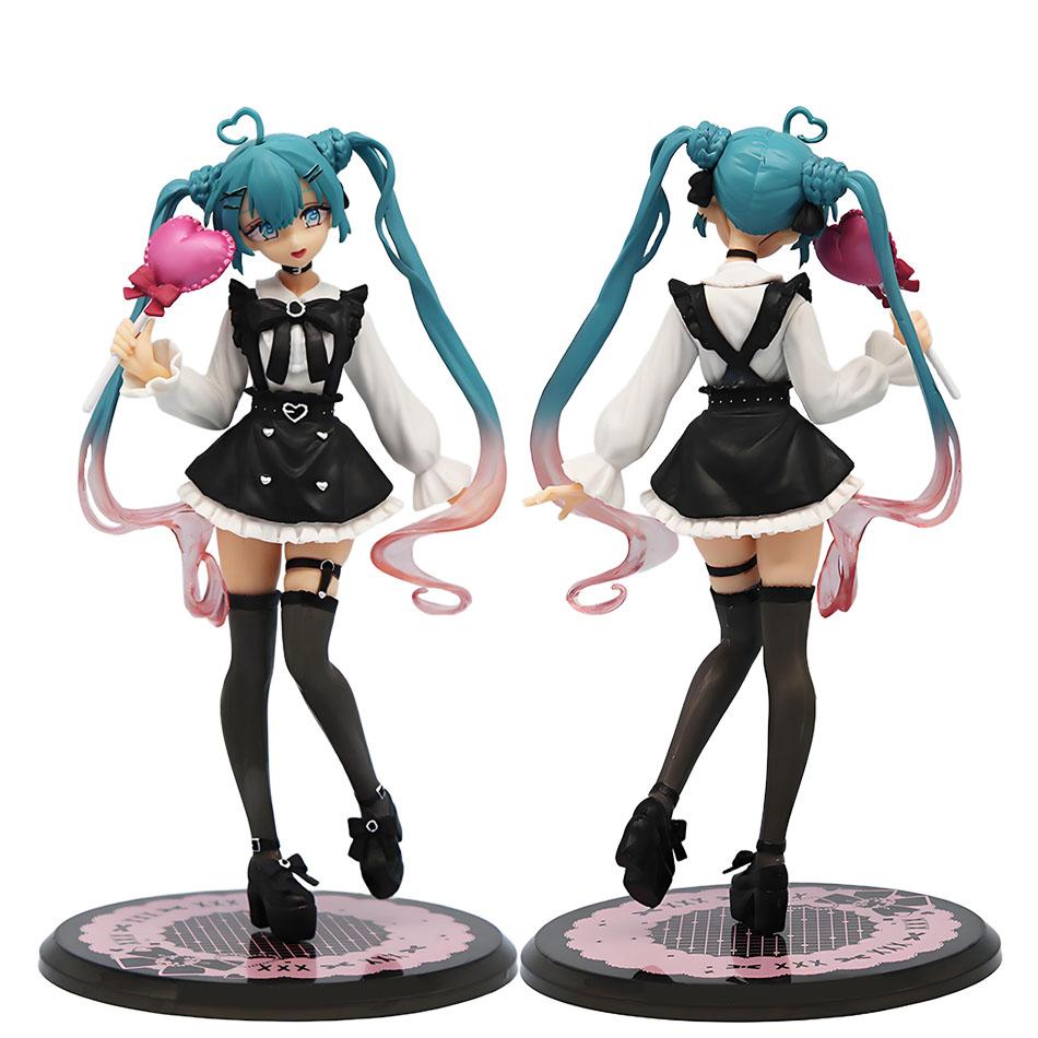 20CM Аніме Hatsune Miku X Cinnamoroll Figure Аніме Peripheral Колекційні моделі Декоративні прикраси Діти Kawaii Подарунок