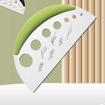 Herb Stripper 7 Hole Cutter 2 In 1 Chopper,Herb Peeler,Quick Leaf Stripping for Thyme