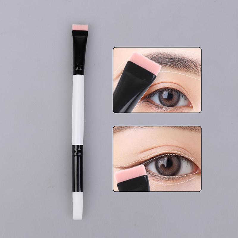 Flat Angle Brush Eyebrow Eyeliner Brush Eye Shadow Silicone Makeup Brush Lash Lift Brush Eyelashlift Perm Tool Female Beauty
