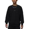 Jordan Flight Fleece Logo Dünnes Fleece Rundhals Sport-Sweatshirt Herren Sweatshirt Schwarz FV7260-010