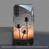Dandelion Floating Fluff Pattern Tempered Glass Phone Case For iPhone 17 16 15 14 13 12 11 Pro Max 17 Air 7 8 Plus XR XS X Cover