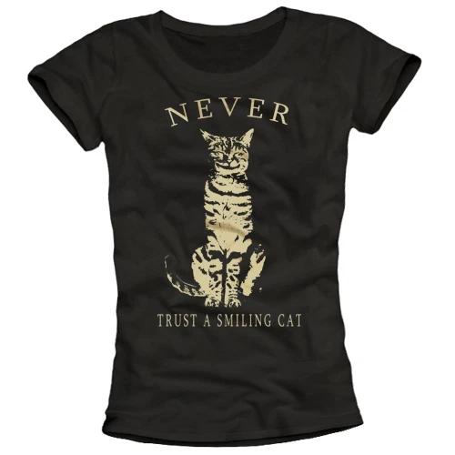 

ЖЕНСКАЯ РУБАШКА С МОТИВОМ КОТ КОТ КОТЫ КОТЫ топы ЖЕНСКИЕ ЧЕРНЫЙ СЛОГАН ВЕСЕЛЫЙ- S