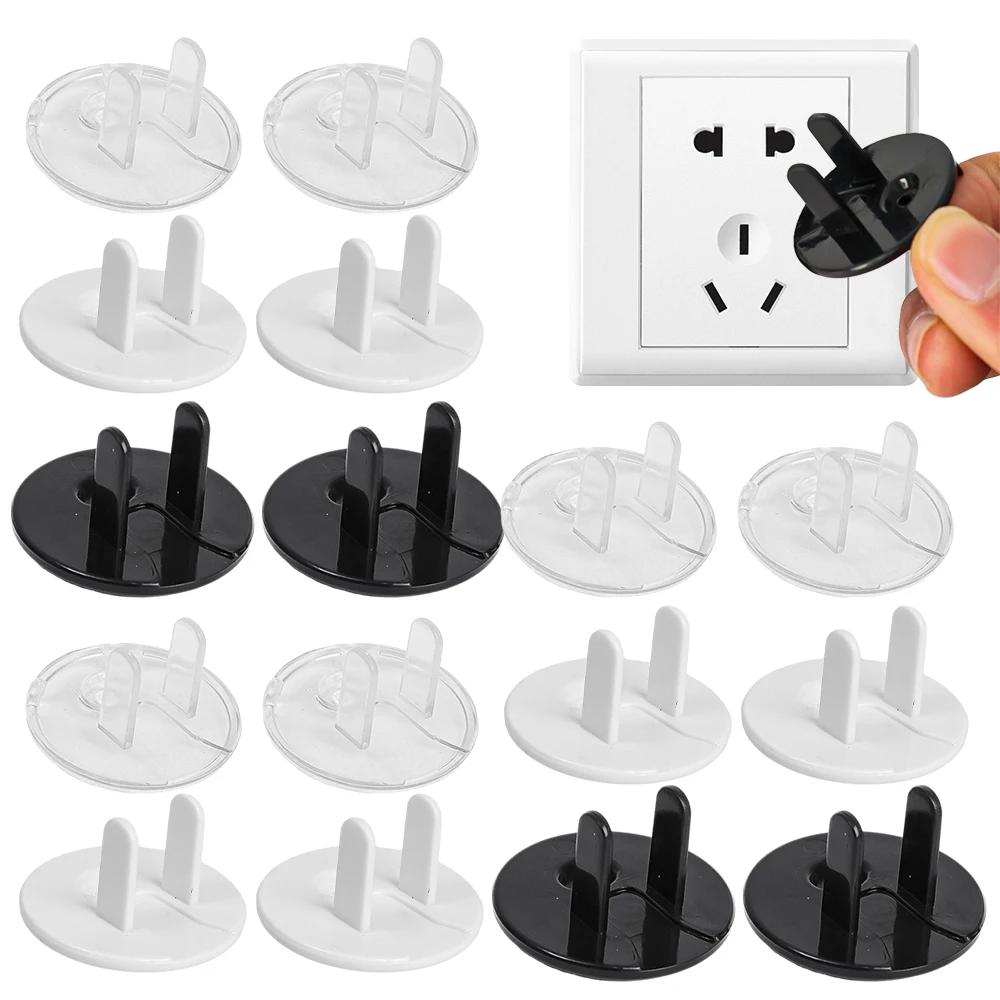 10Pcs American Standard Power Outlet Cover Protective Electrical Safety Socket Baby Safe Guard Counter Electric Shock Protectors