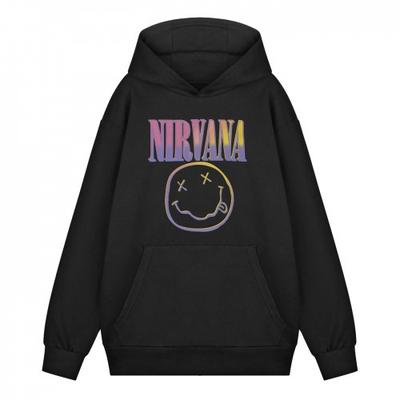 Nirvana Unisex Adult Sunset Logo Hoodie