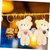 Toddmomy 12-teilige Teddybären-Puppen, Stoffbären, Mini-Bären, Tieranhänger-Schlüsselanhänger, Mini-Plüschtiere, sperrig, Valentinstagsgeschenk