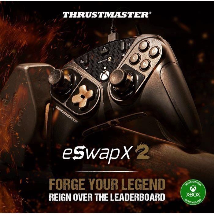 Gamepad Pro entièrement modulable - THRUSTMASTER - ESWAP X 2 PRO CONTROLLER - Pour Xbox One XBOX SERIES et PC - Noir