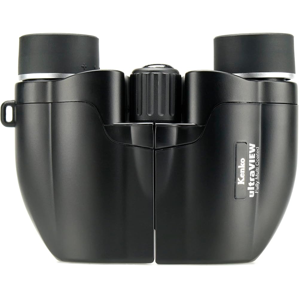 Kenko Ultra View M Compact 10x20 Binoculars, 10x Magnification, 20mm Objective Lens, Porro Prism, Fully Multi-Coated, Ultra-Lightweight (149g), for Co