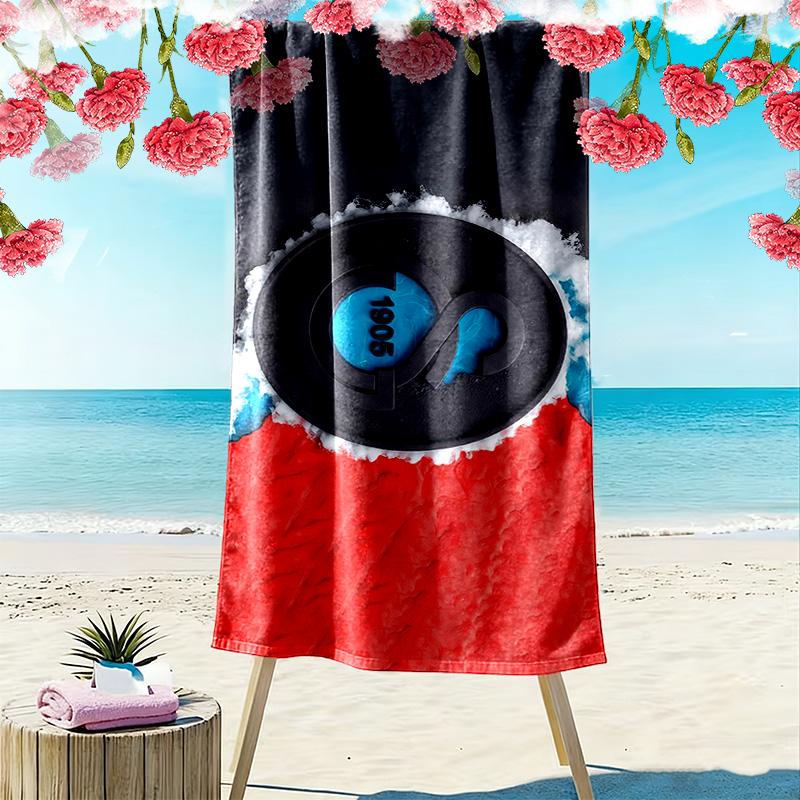 Galatasaray S.K Print Beach Towel, Large Soft Quick Dry Towel for Beach Camping Swimming