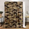 Camouflage Pattern warm quiltfor Home Décor - Flannel blanket for bedroom, living room, sofa, and nap.