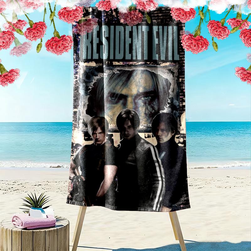 Resident Evil Towel, Large Soft Quick Dry Towel for Beach Camping Swimming