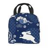 The Untamed WangXian Bunny Insulated Lunch Bags for Women Mo Dao Zu Shi Resuable Cooler Thermal Bento Box Outdoor Camping Travel