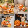 Warm Fleece Puppy Warm Outfits Fleece Hoodie Pumpkin Dog Costume Halloween Pet Clothes  Party