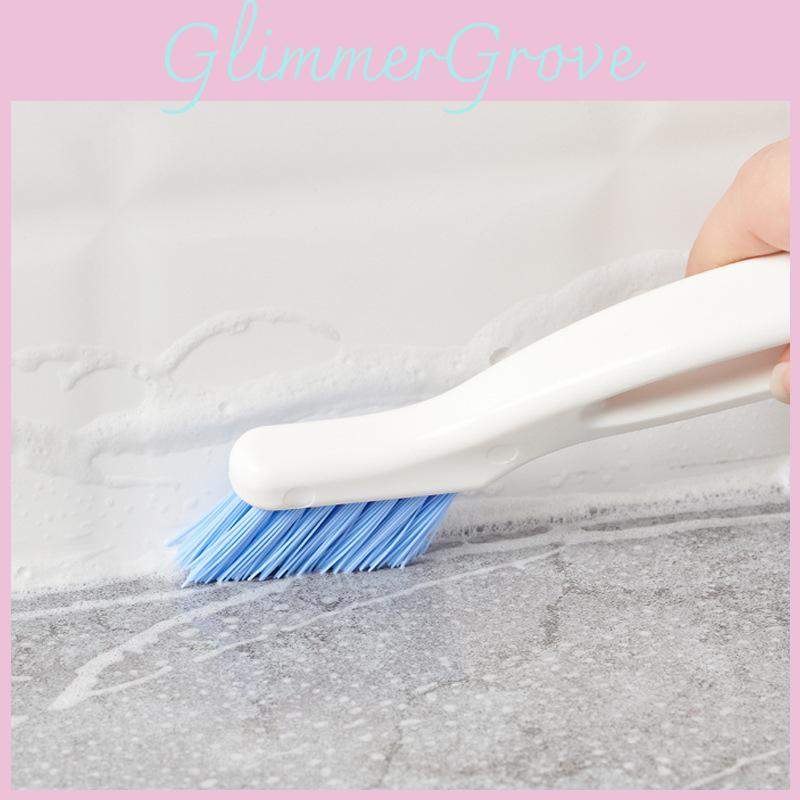 Bathroom Tile Grout Brush With Dual Head For Efficient Cleaning And Home Maintenance