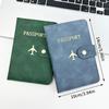 Custodia per passaporto impermeabile, custodia da viaggio in pelle PU, portafoglio per carte di credito, grazioso libretto per passaporto per donne/uomini