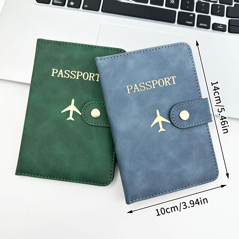 Custodia per passaporto impermeabile, custodia da viaggio in pelle PU, portafoglio per carte di credito, grazioso libretto per passaporto per donne/uomini