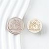 Flower Wax Seal Stamp Brass Head Bees Sealing Wax Stamp for Invitation Greeting Card Envelope Scrapbooking Decorations