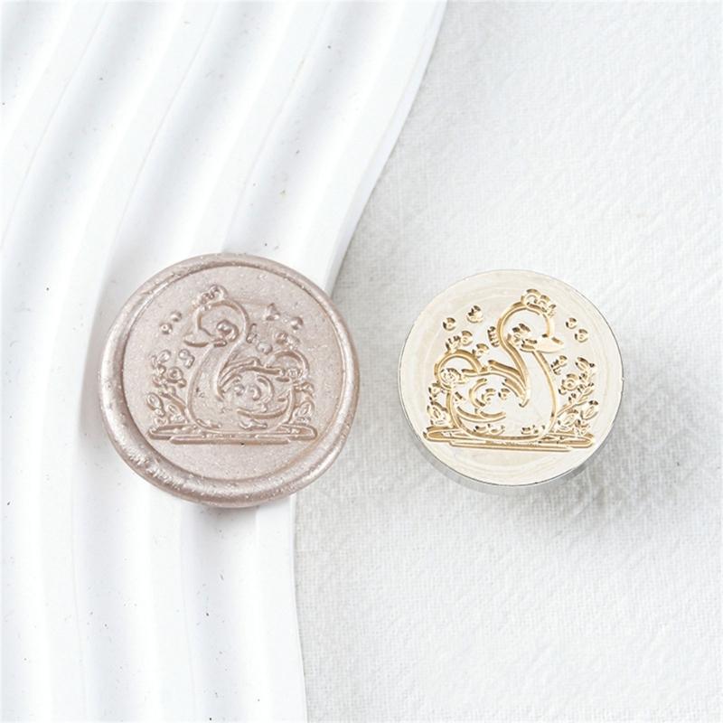 Flower Wax Seal Stamp Brass Head Bees Sealing Wax Stamp for Invitation Greeting Card Envelope Scrapbooking Decorations