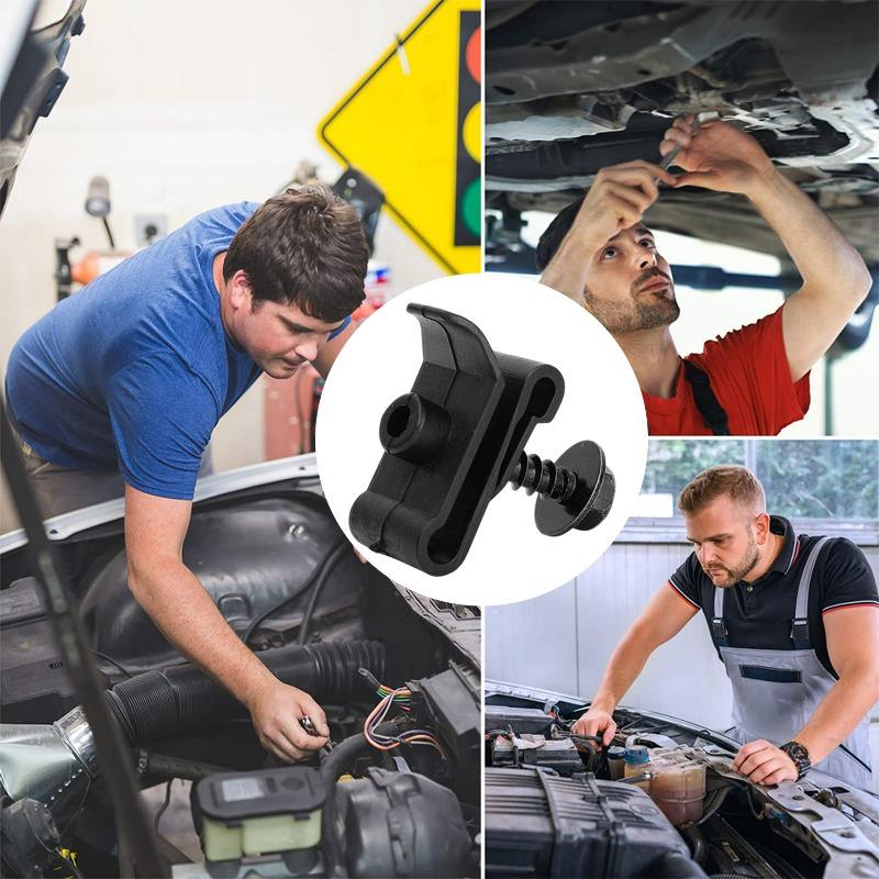 Metal Screw Tapping Fastener U-Type Clip with Screw 90467-05114 for Toyota Camry RAV4 IS300 Bumper Fender Nylon Clip U Nut