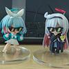 2 Kinds Blue Archive Anime Figurine Arona Prana Game Character Q Version Cartoon Collectible Model Face Changing Toys Gifts