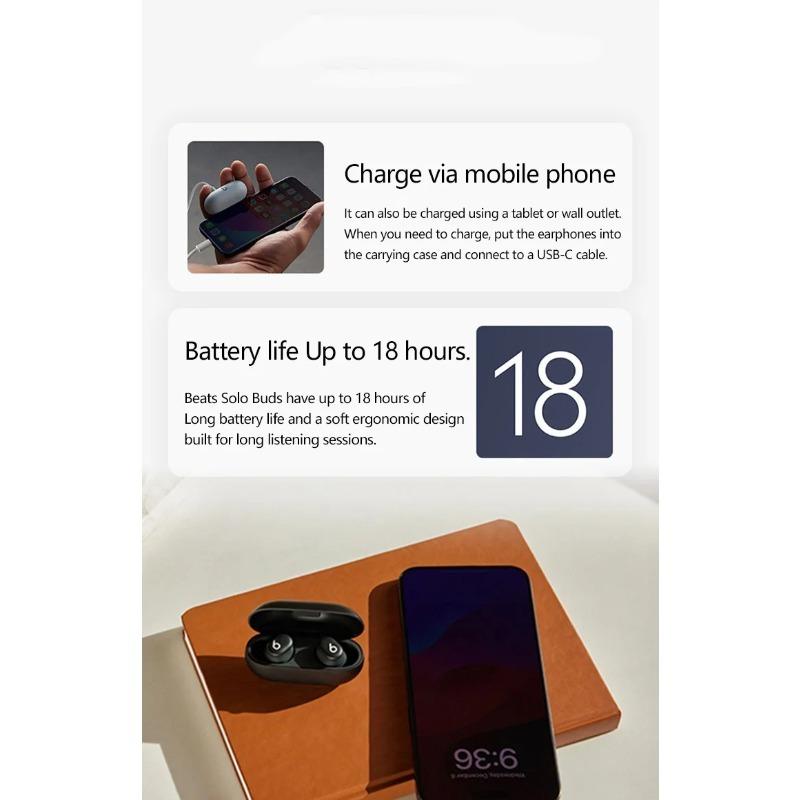 Beats Solo Buds True Wireless Headphones intra-auriculares Bluetooth