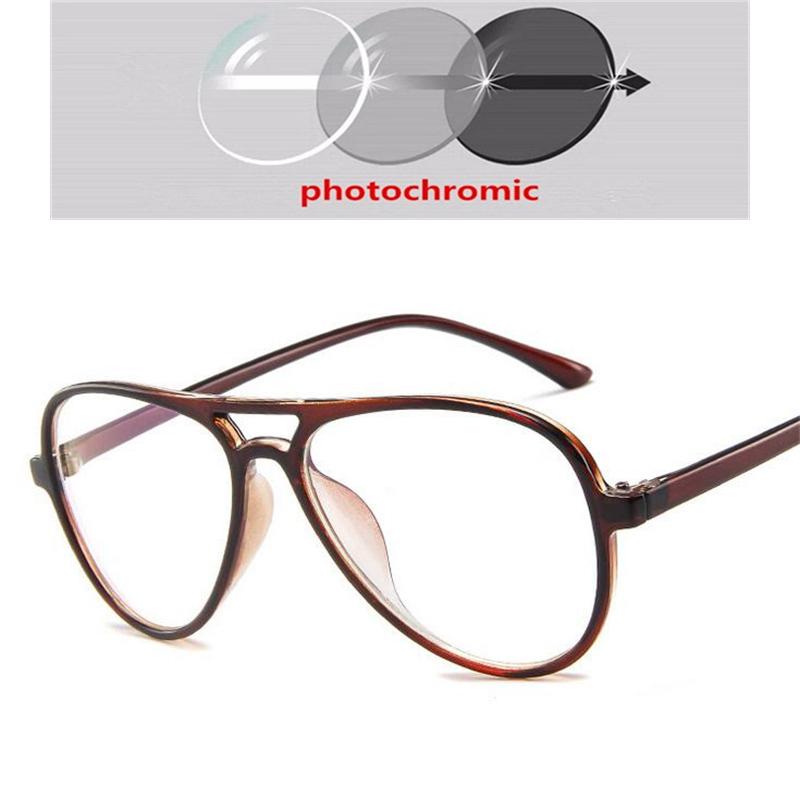 Aspherical Single Lens Oval Prescription Glasses For The Nearsighted PC Frame Cat Eye Myopia Glasses Woman 0 -0.5 -0.75 To -6.0