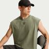 Nike Tank Tops Men's Green Crew Neck Moderate