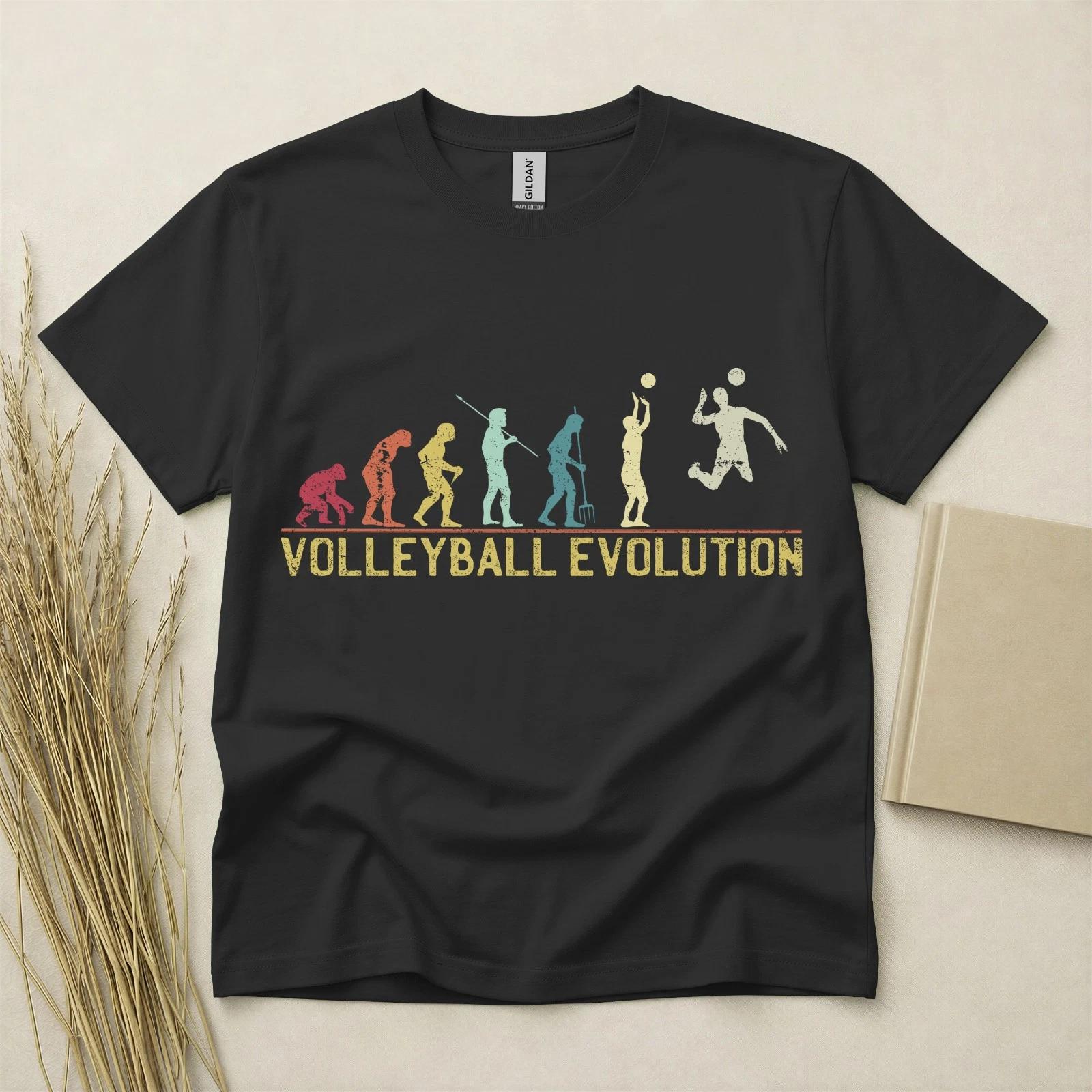 Volleyball Evolution Children s Children s Children s T Children s T-shirt Funny Volleyball Gift Sports Tee Gildan Cotton Top 110
